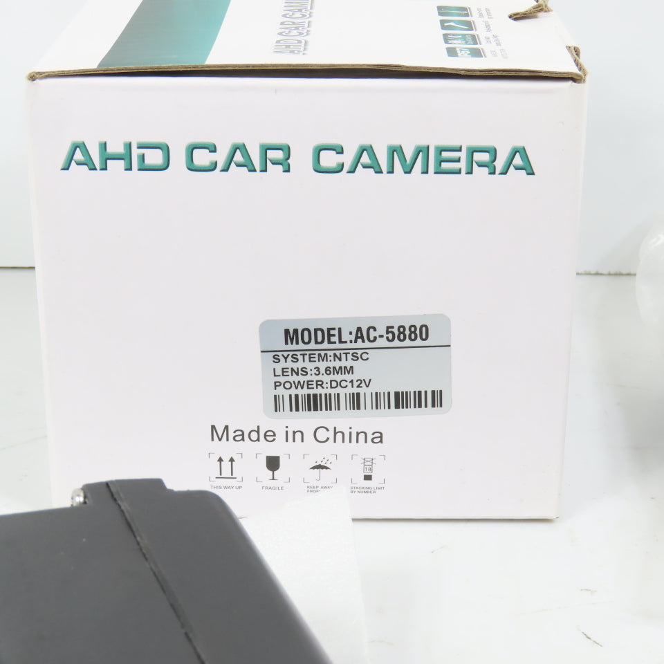 AHD AC-5880 Car Truck Backup Camera NTSC 12V DC 3.6mm W/Brackets & 10m Cable