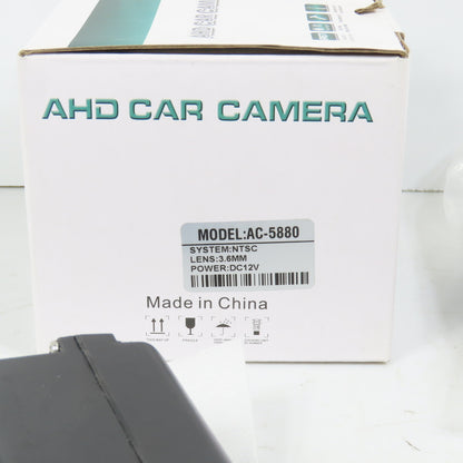 AHD AC-5880 Car Truck Backup Camera NTSC 12V DC 3.6mm W/Brackets & 10m Cable