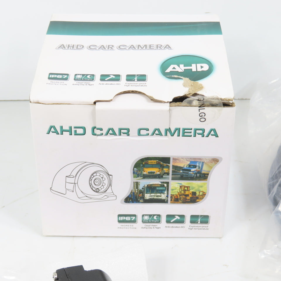 AHD AC-5880 Car Truck Backup Camera NTSC 12V DC 3.6mm W/Brackets & 10m Cable