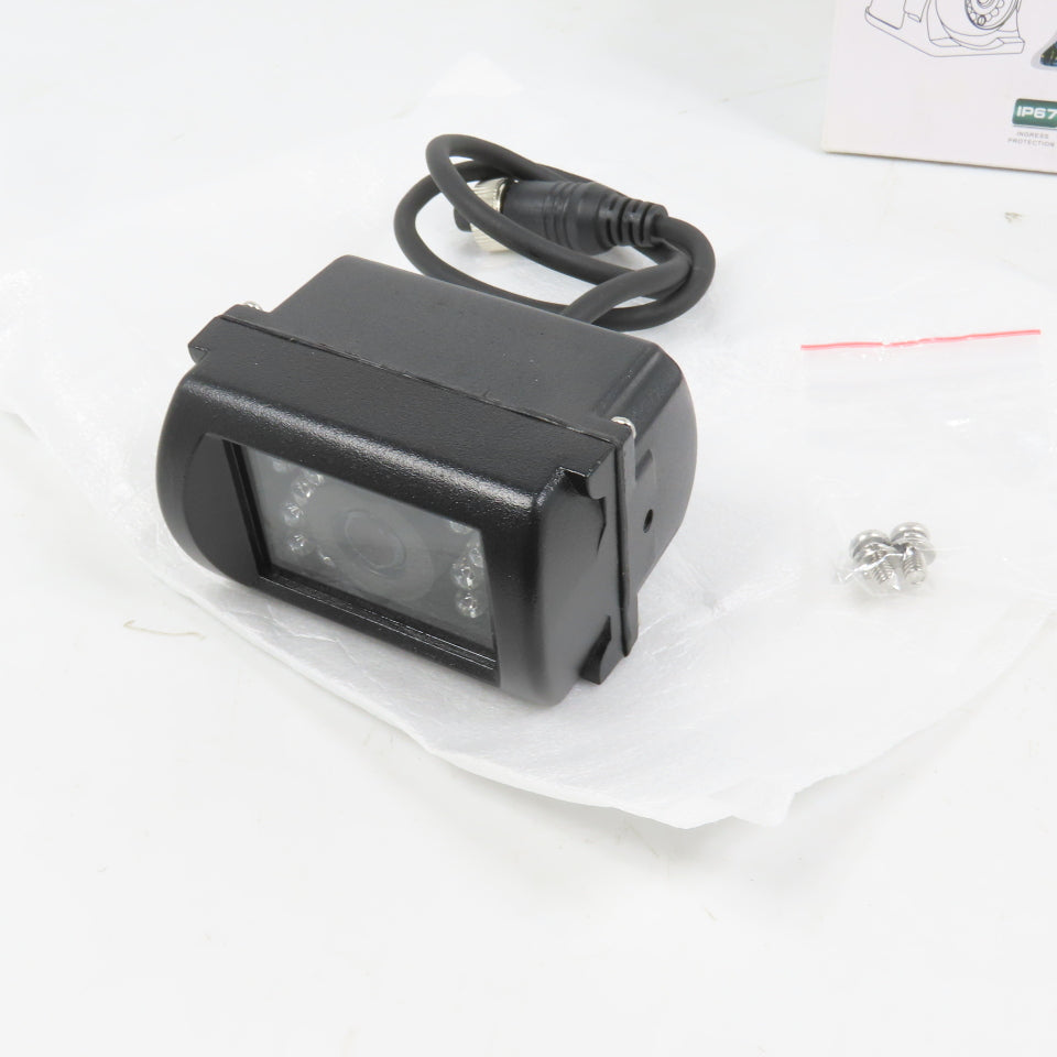 AHD AC-5880 Car Truck Backup Camera NTSC 12V DC 3.6mm W/Brackets & 10m Cable