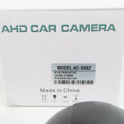 AHD AC-5882 Car Truck Camera NTSC 12V DC 3.6mm Lens 1080P W/ 15m Cable