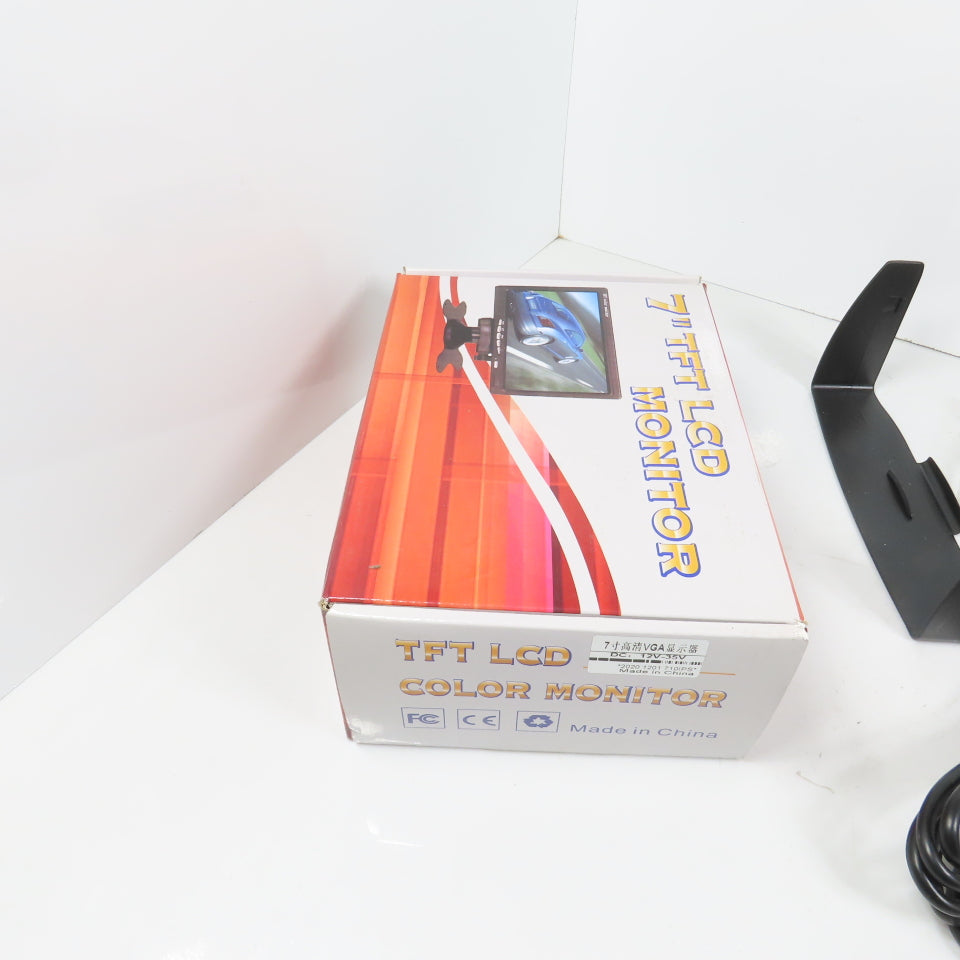 7" TFT LCD Color Monitor Display Kit VCD/DVD/GPS/Camera Rearview 12-35VDC