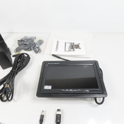 7" TFT LCD Color Monitor Display Kit VCD/DVD/GPS/Camera Rearview 12-35VDC