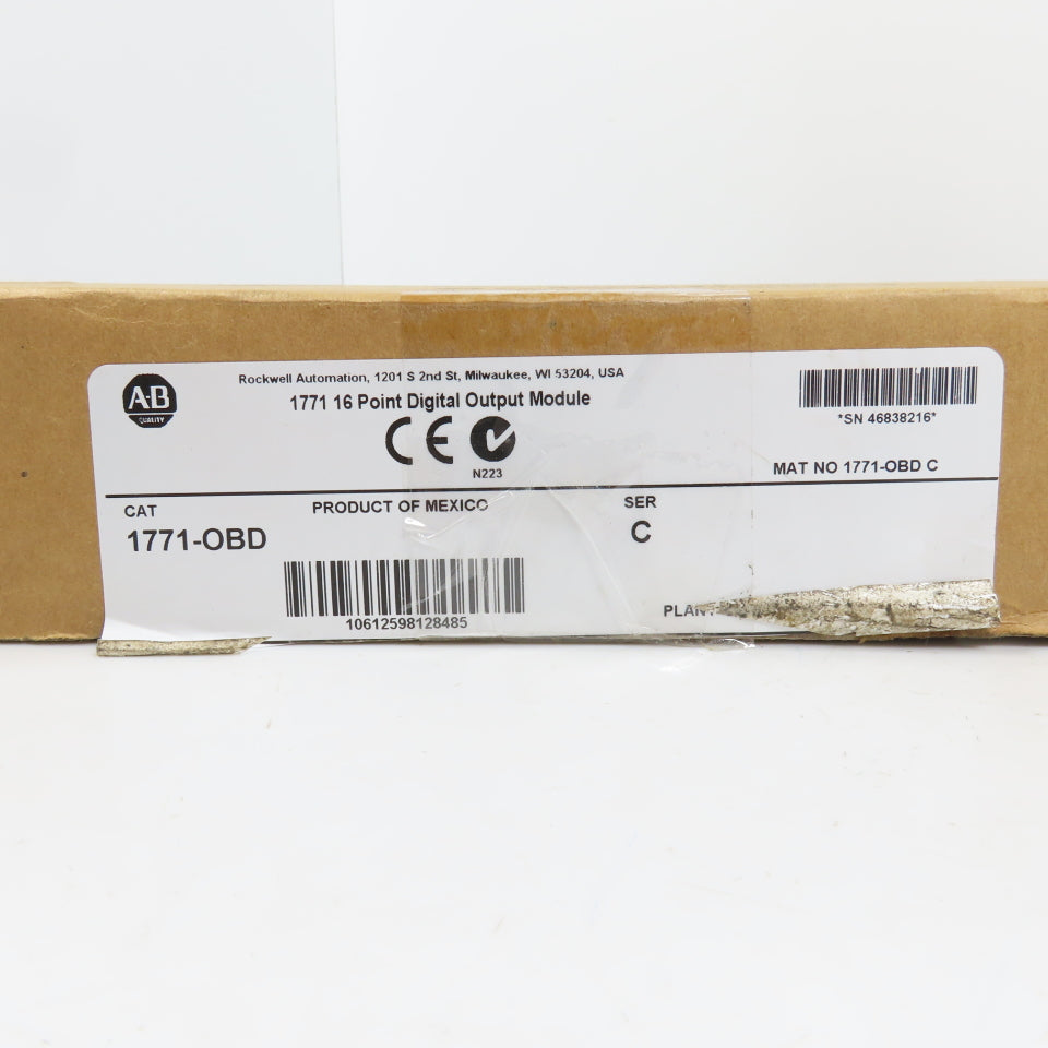 Allen Bradley 1771-OBD Ser C 16 Point Digital Output Module NEW