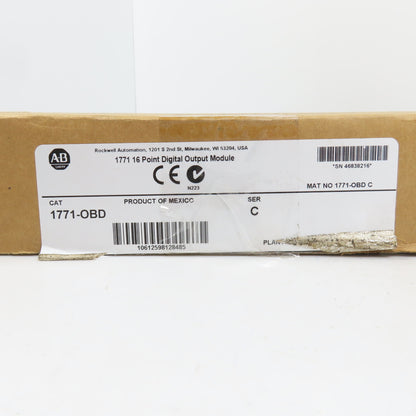 Allen Bradley 1771-OBD Ser C 16 Point Digital Output Module NEW
