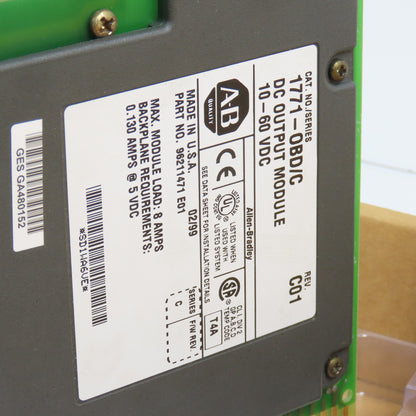 Allen Bradley 1771-OBD Ser C 16 Point Digital Output Module NEW