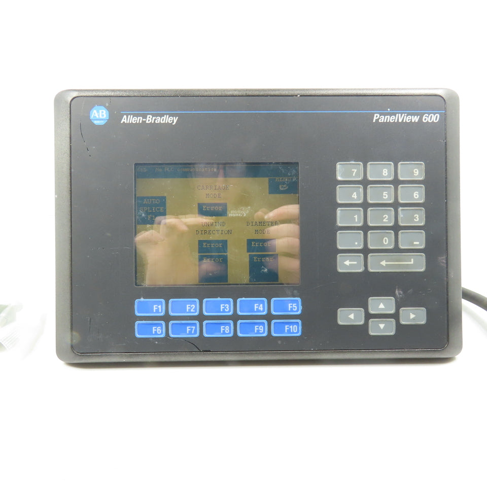 Allen Bradley 2711-B6C1 Ser B FRN 4.21 PanelView 600 Interface Display Tested