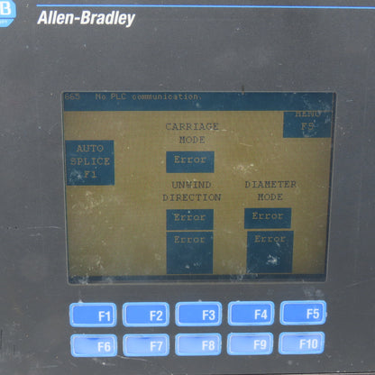Allen Bradley 2711-B6C1 Ser B FRN 4.21 PanelView 600 Interface Display Tested