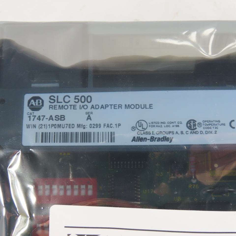 Allen Bradley 1747-ASB Ser A SLC 500 Remote I/O Adapter Module Refurbished