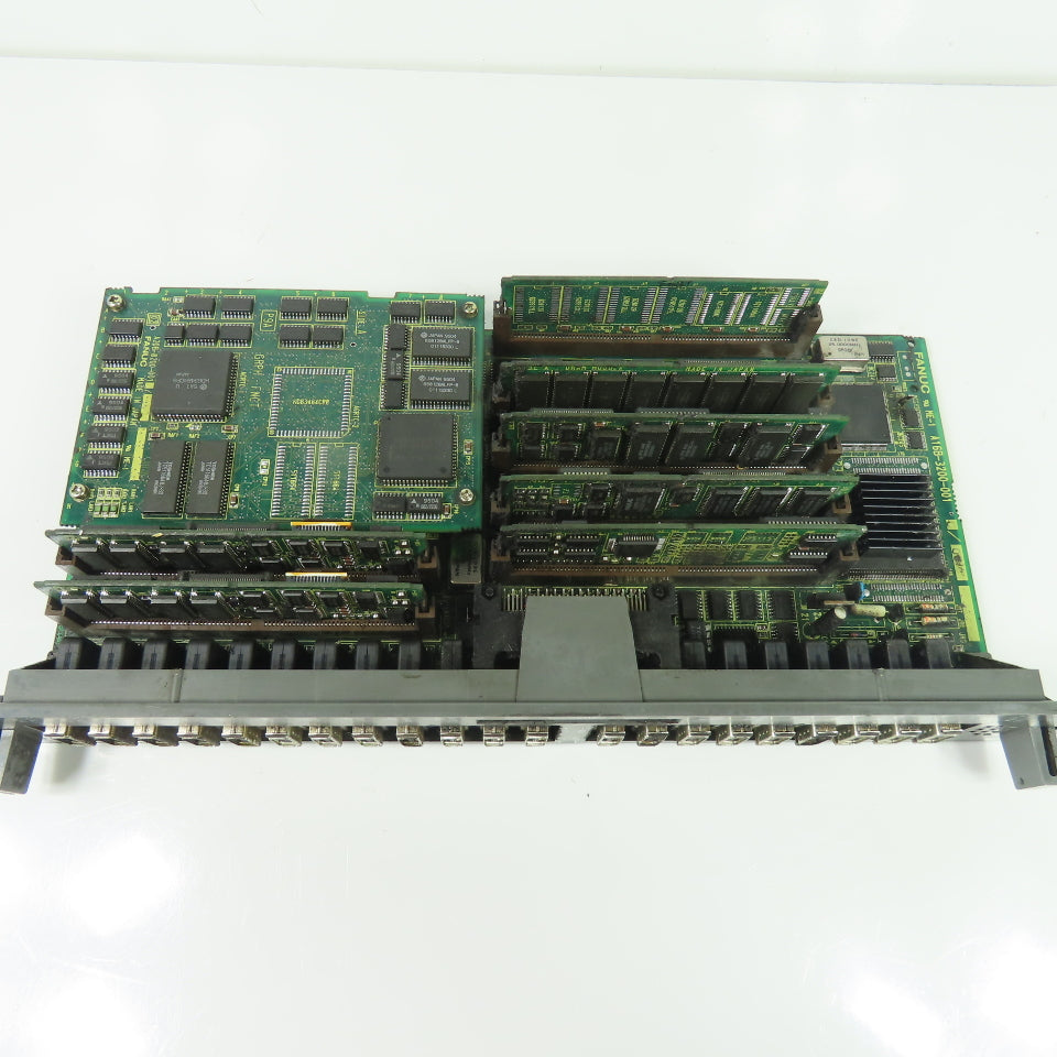 Fanuc A16B-3200-0010 FS16B Main CPU Board with Modules
