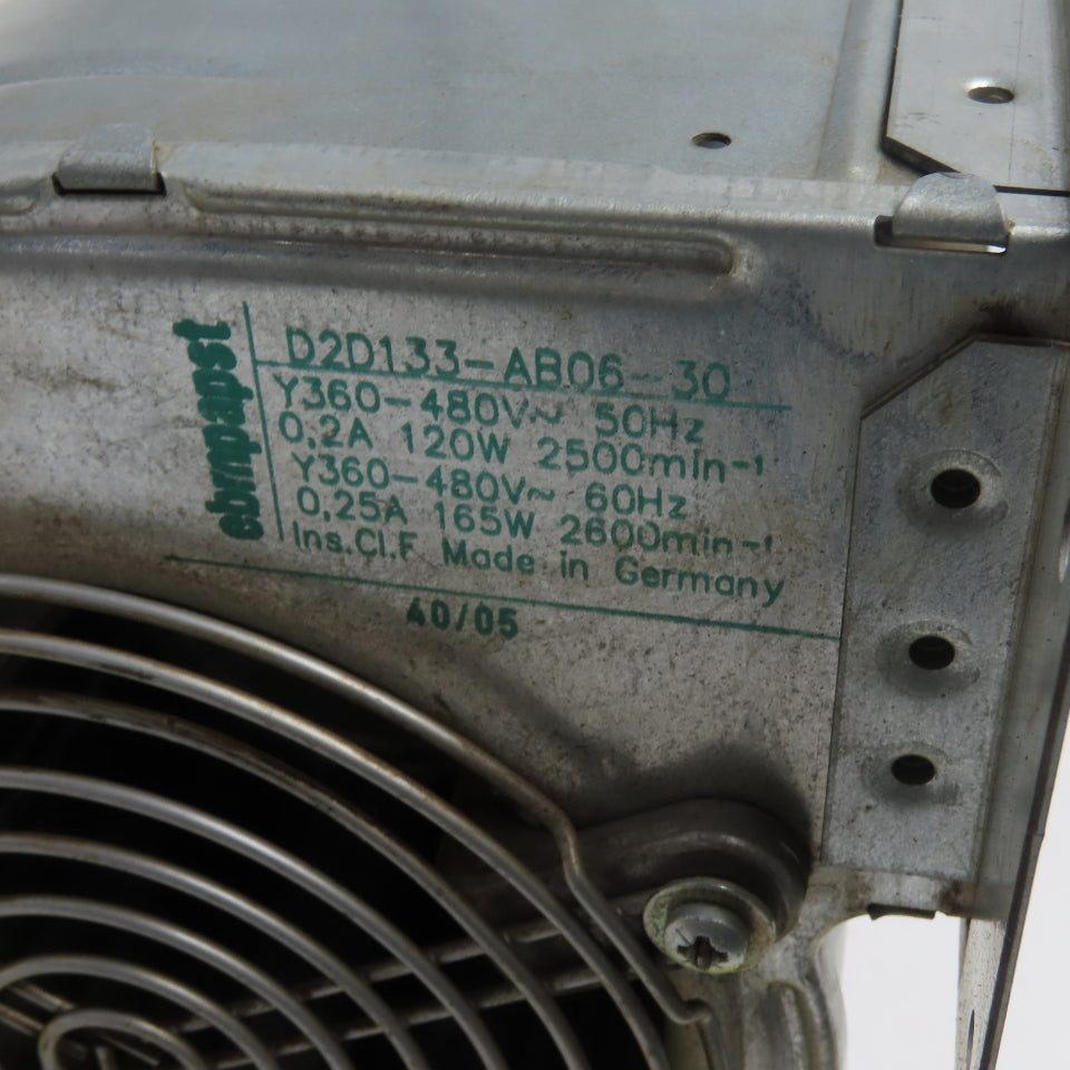 Siemens 6SN1162-0BA02-0AA2 Simodrive Radial Cooling Blower 360-480V 2600RPM