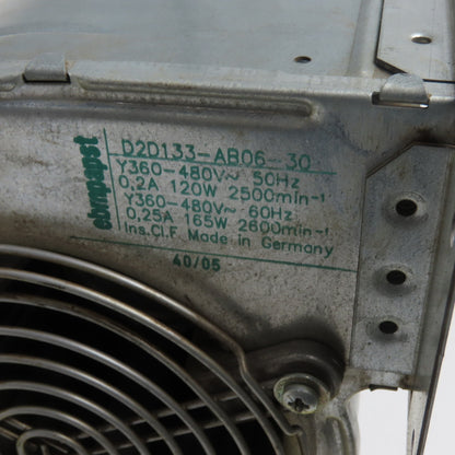 Siemens 6SN1162-0BA02-0AA2 Simodrive Radial Cooling Blower 360-480V 2600RPM