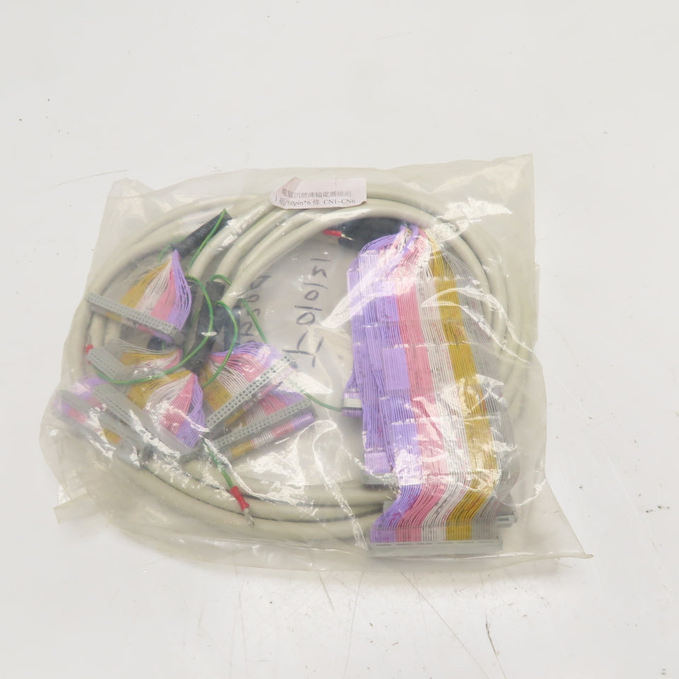 CN1-CN6 Lot of 6 50-Pin Ribbon Cable Assemblies CN1-CN6