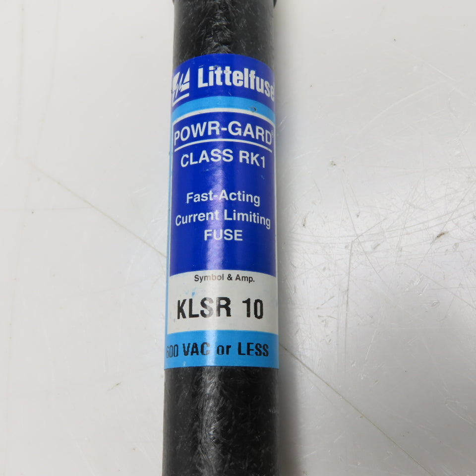 Littelfuse KLSR 10 10A Fast-Acting Current Limiting Fuse 600VAC