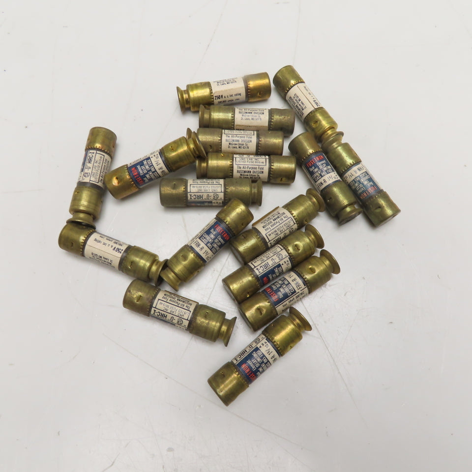 Bussmann FRN-R 1-6/10 Dual-Element Time-Delay Class RK5 Fuses 250V 1.6A Lot/ 17