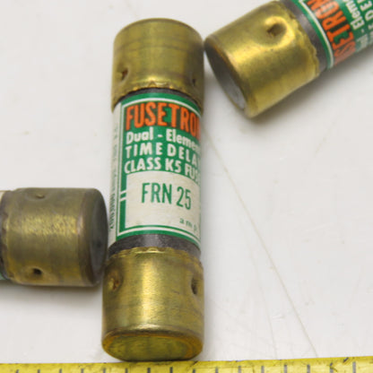 Bussmann FRN 25 Dual-Element Time-Delay Class K5 Fuses 250V 25A Lot Of 26