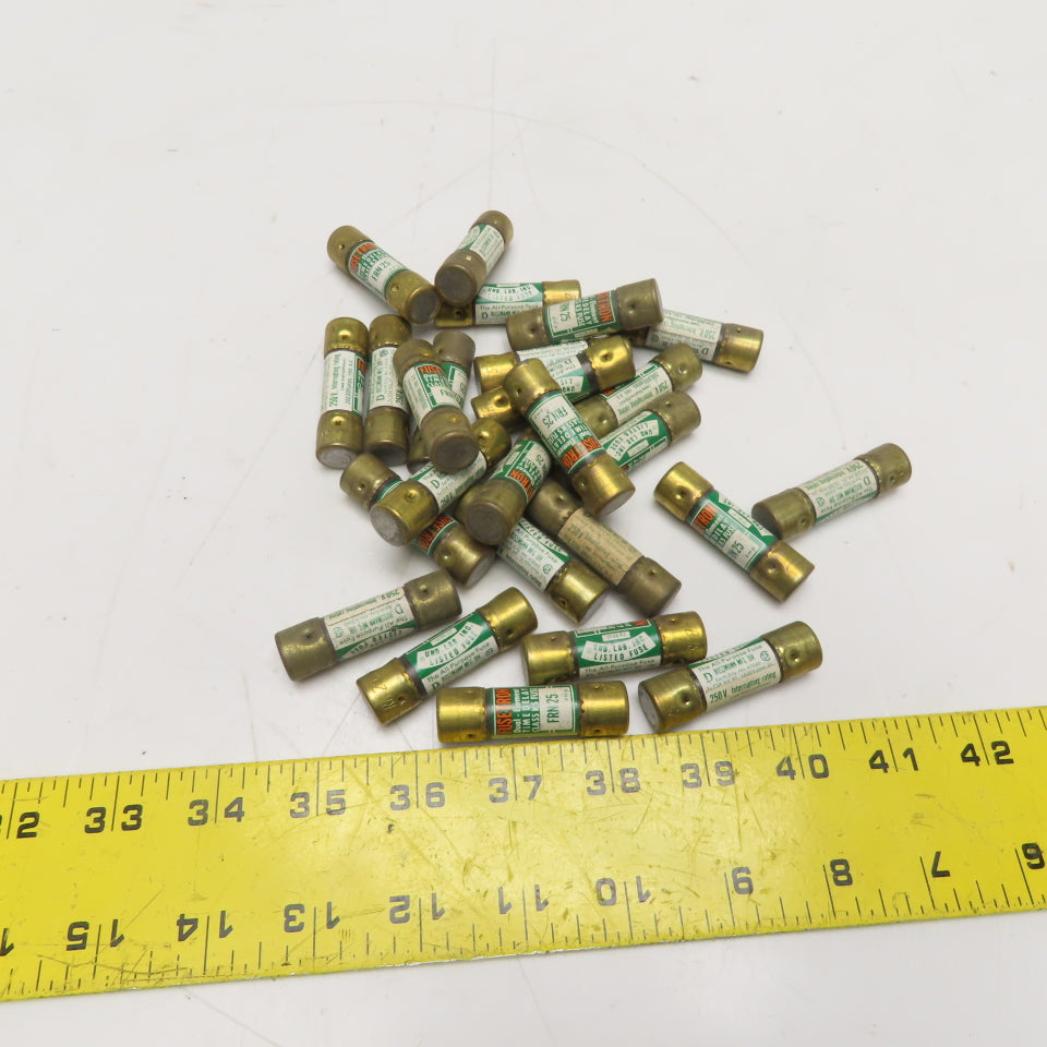 Bussmann FRN 25 Dual-Element Time-Delay Class K5 Fuses 250V 25A Lot Of 26