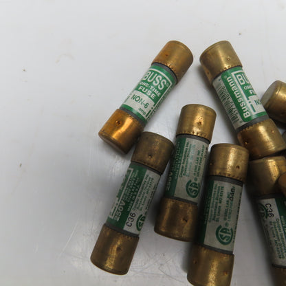 Bussmann NON-6 One-Time General Purpose Fuses 250VAC 6A Lot Of 15