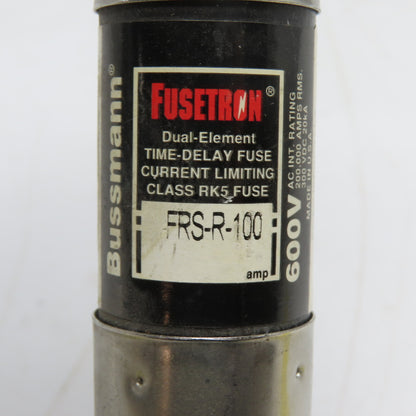 Bussmann FRS-R-100 100A Dual-Element Time-Delay Current-Limiting Class RK5 600V