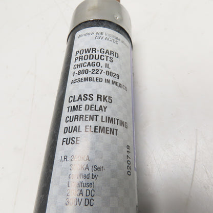 Littelfuse FLSR 125 ID 125A Time-Delay Dual-Element Class RK5 Fuse 600VAC