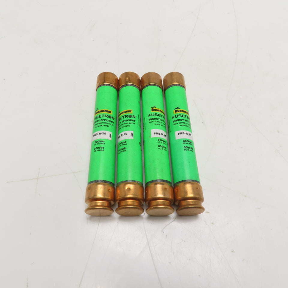 Bussmann FRS-R-20 Dual-Element Time-Delay Class RK5 Fuses 600VAC 20A L ...