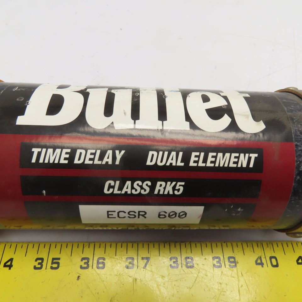 Edison ECSR 600 600A Bullet Time-Delay Dual-Element Class RK5 Fuse 600VAC