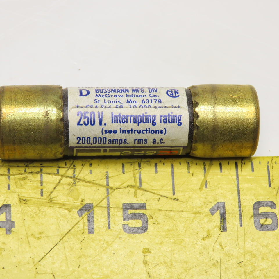 Bussmann FRN 10 10A 250V Dual-Element Time-Delay Class K5 Fuse Lot Of 16
