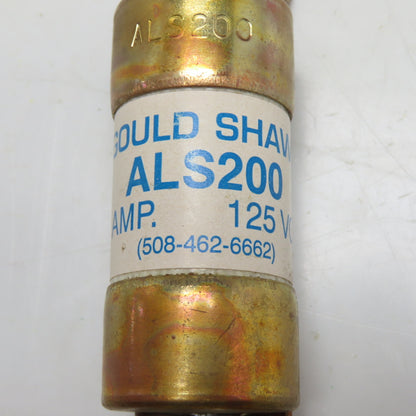 Gould Shawmut ALS200 200A 125V Low Voltage Fuse
