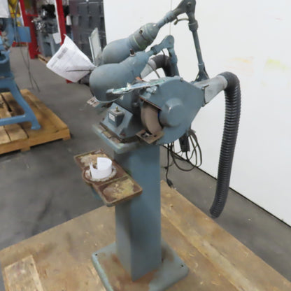 Dayton 2Z341-D Dual Pedestal Bench Grinder 1/2HP 7" 3450RPM 115V
