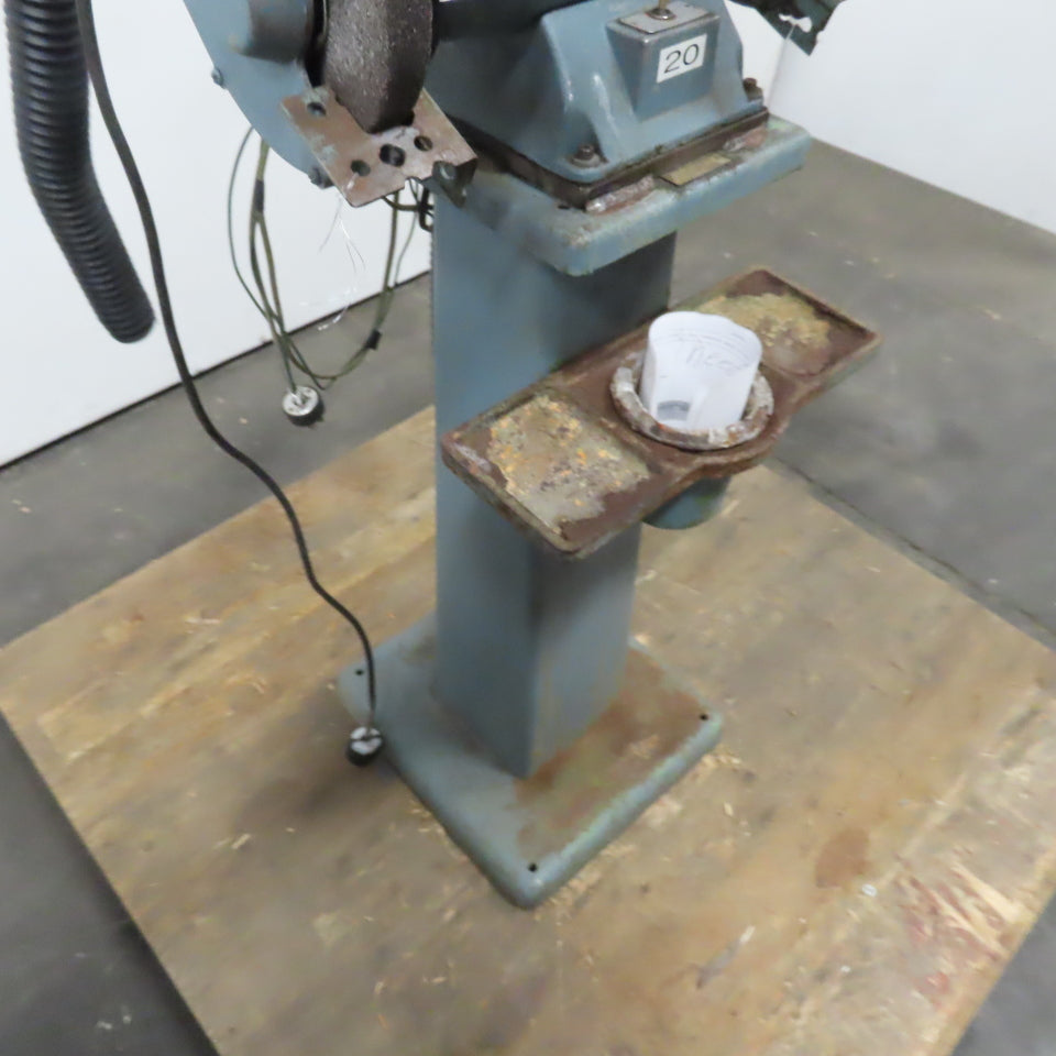 Dayton 2Z341-D Dual Pedestal Bench Grinder 1/2HP 7" 3450RPM 115V