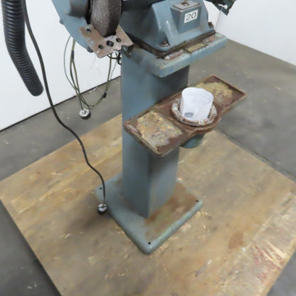 Dayton 2Z341-D Dual Pedestal Bench Grinder 1/2HP 7" 3450RPM 115V