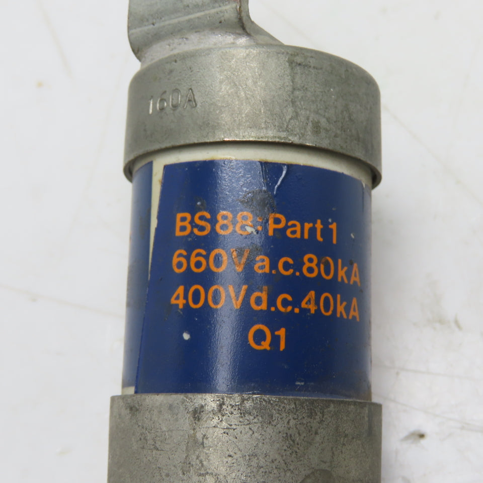 Brush 160M14 160A 660VAC 400VDC BS88 Fuse