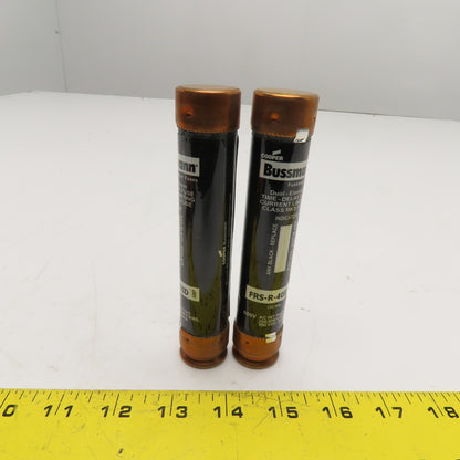 Bussmann FRS-R-40ID 40A 600VAC 250VDC RK5 Indicating Time-Delay Fuse Lot Of 2