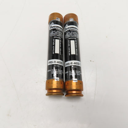 Bussmann FRS-R-40ID 40A 600VAC 250VDC RK5 Indicating Time-Delay Fuse Lot Of 2