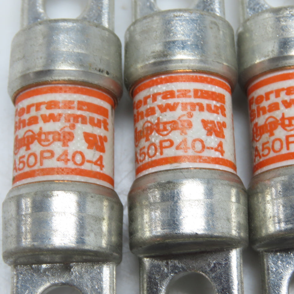 Ferraz Shawmut A50P40-4 40A 500VAC Form 101 Semiconductor Fuse Lot of 5