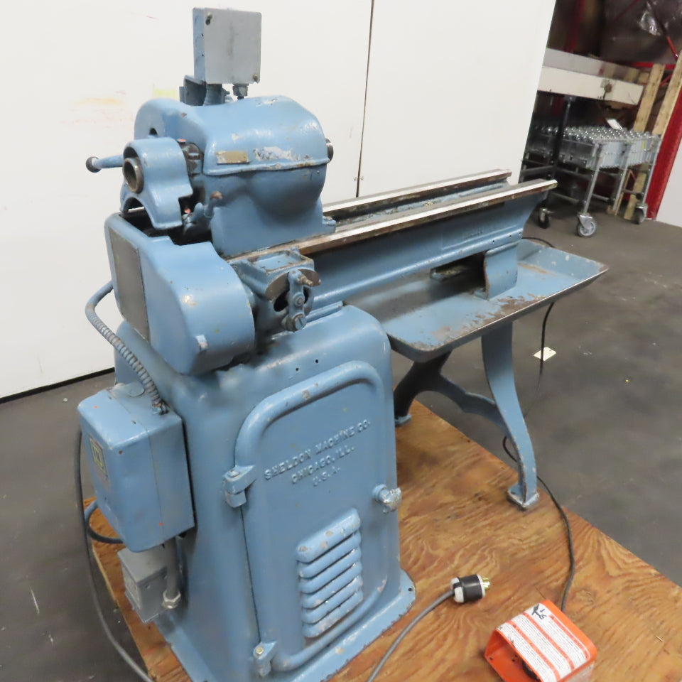 Sheldon Machine Co. 10" Swing x 24" Metal Lathe 3Ph 230/460V Tested