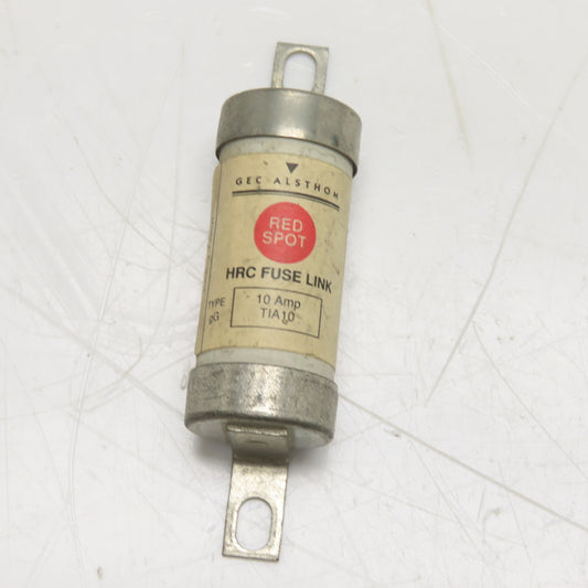 GEC Alsthom TIA10 10A 660VAC 460VDC Red Spot HRC Fuse Link