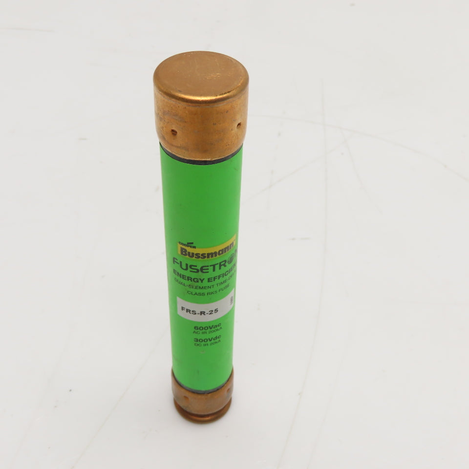 Bussmann FRS-R-25 25A 600VAC 300VDC Dual-Element Time-Delay Class RK5 Fuse