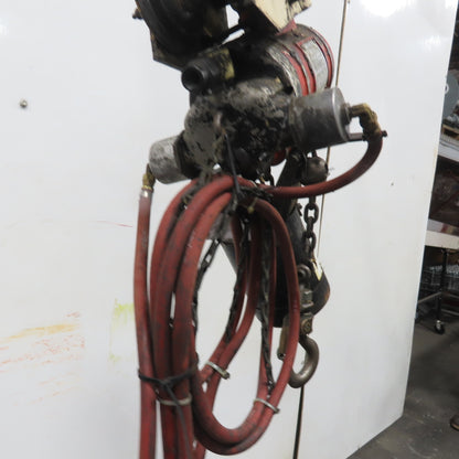 ARO 77506C 1/2 Ton 1000LB Air Pneumatic Chain Hoist 10' Lift W/ Pendant