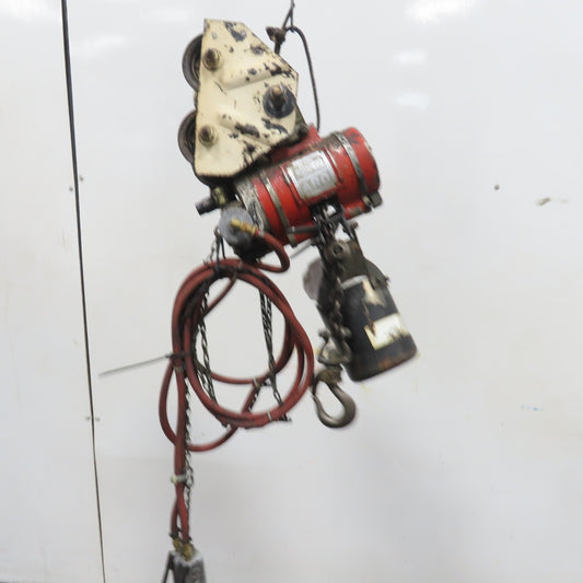 ARO 77506C 1/2 Ton 1000LB Air Pneumatic Chain Hoist 10' Lift W/ Pendant