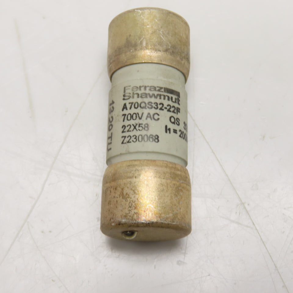 Ferraz Shawmut A70QS32-22F 32A 700VAC 700VDC High Speed Semiconductor Fuse