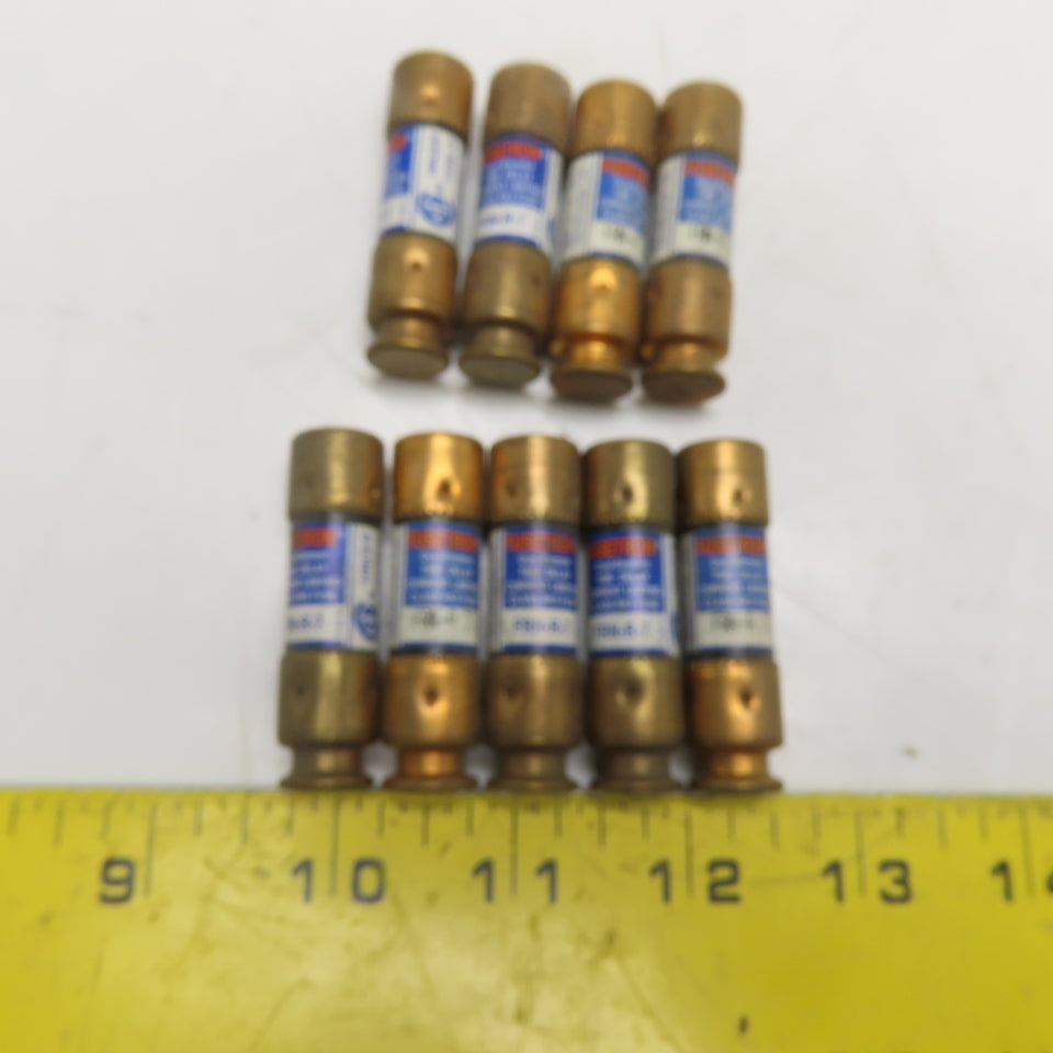 Bussmann FRN-R-7 7A 250VAC Current Limiting Class RK5 Fusetron Fuse Lot of 9