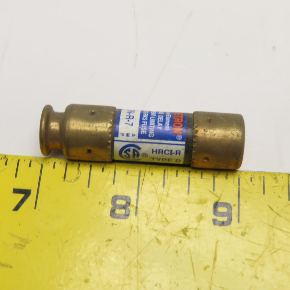 Bussmann FRN-R-7 7A 250VAC Current Limiting Class RK5 Fusetron Fuse Lot of 9