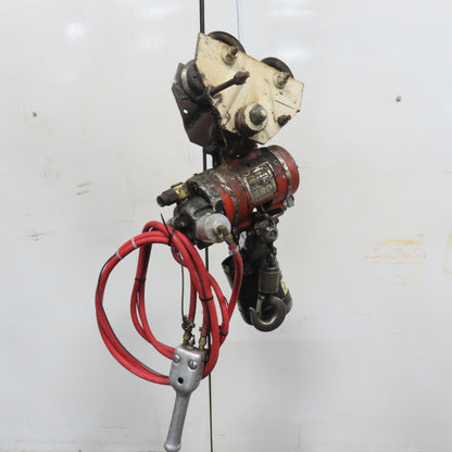 ARO 7756CT 1/2 Ton 1000LB Air Pneumatic Chain Hoist 10' Lift W/ Pendant