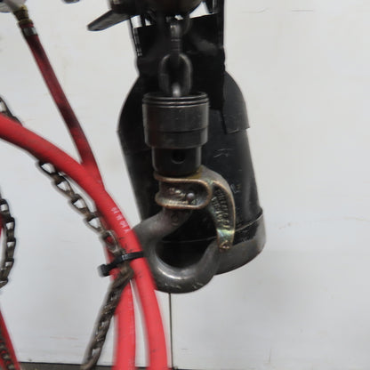 ARO 7756CT 1/2 Ton 1000LB Air Pneumatic Chain Hoist 12' Lift W/ Pendant