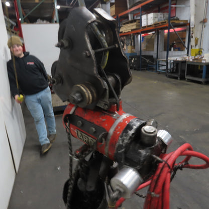 ARO 7756CT 1/2 Ton 1000LB Air Pneumatic Chain Hoist 12' Lift W/ Pendant