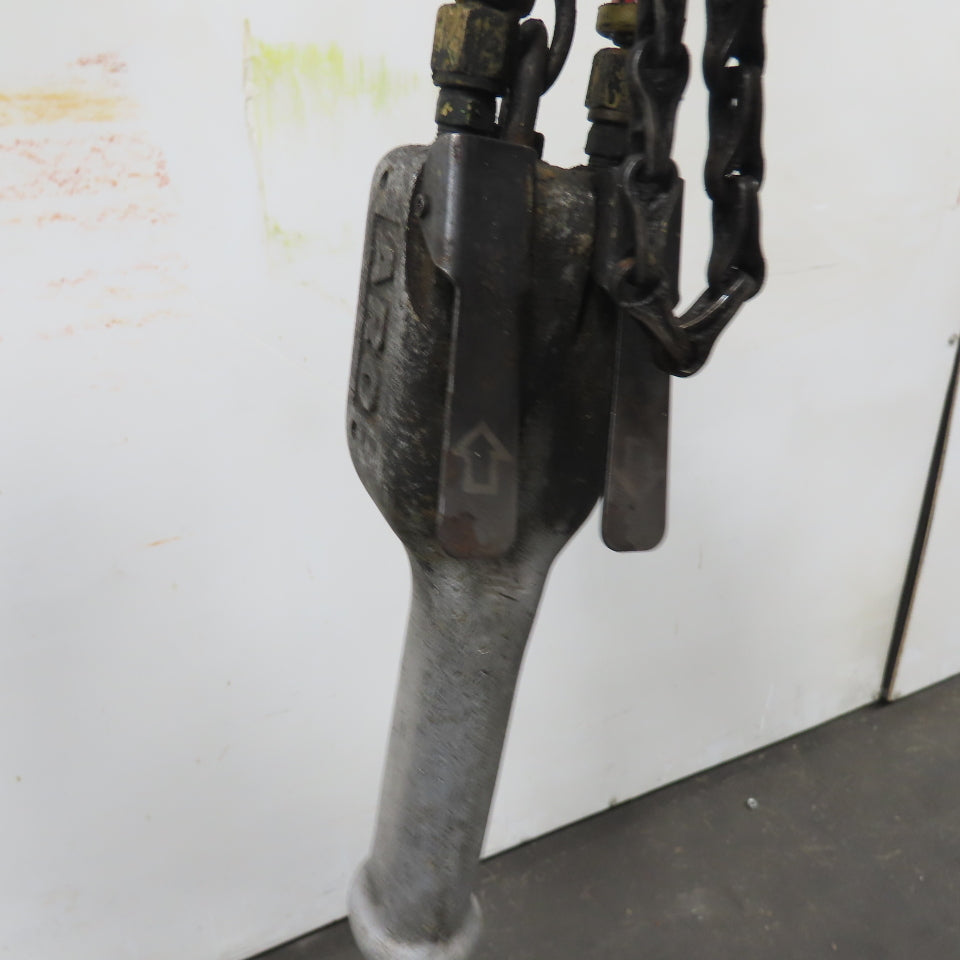 ARO 7756CT 1/2 Ton 1000LB Air Pneumatic Chain Hoist 10' Lift W/ Pendant