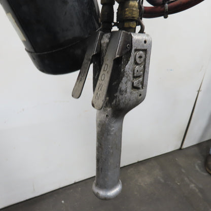 ARO 7756E 1/2 Ton 1000LB Air Pneumatic Chain Hoist 10' Lift W/ Pendant
