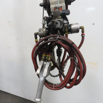 ARO 7756DTS 1/2 Ton 1000LB Air Pneumatic Chain Hoist 10' Lift W/ Pendant
