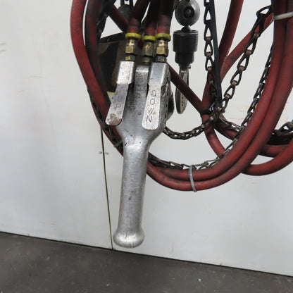 ARO 7756DTS 1/2 Ton 1000LB Air Pneumatic Chain Hoist 10' Lift W/ Pendant